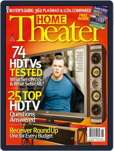 Home Theater October 12th, 2007 Digital Back Issue Cover
