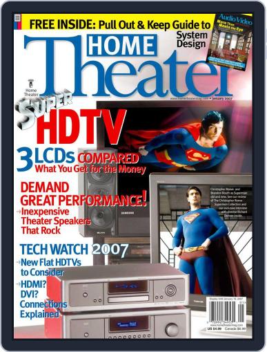 Home Theater November 28th, 2006 Digital Back Issue Cover
