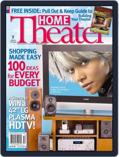 Home Theater November 3rd, 2006 Digital Back Issue Cover