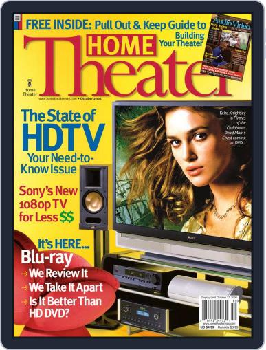 Home Theater August 29th, 2006 Digital Back Issue Cover