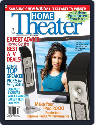 Home Theater August 1st, 2006 Digital Back Issue Cover