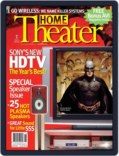Home Theater October 11th, 2005 Digital Back Issue Cover