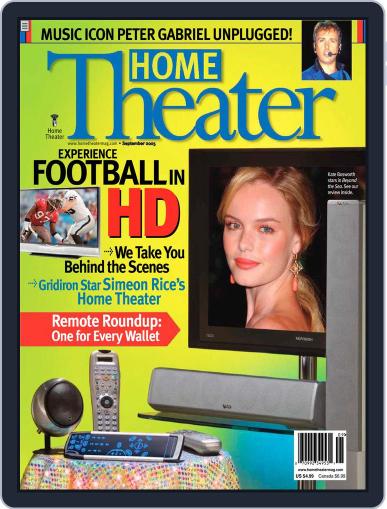 Home Theater August 9th, 2005 Digital Back Issue Cover
