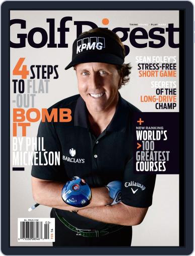 Golf Digest January 7th, 2014 Digital Back Issue Cover