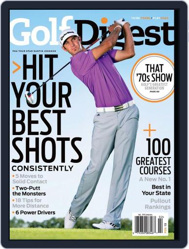 Golf Digest January 9th, 2013 Digital Back Issue Cover