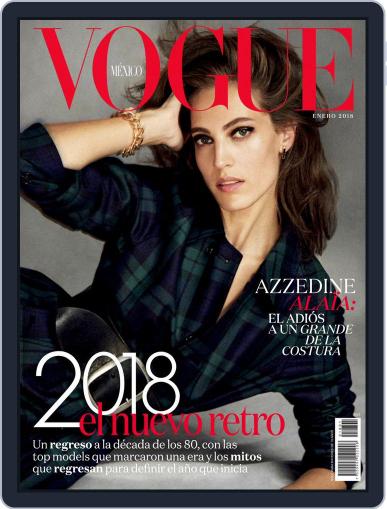 Vogue Mexico January 1st, 2018 Digital Back Issue Cover