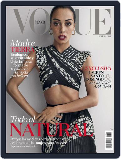 Vogue Mexico April 1st, 2017 Digital Back Issue Cover