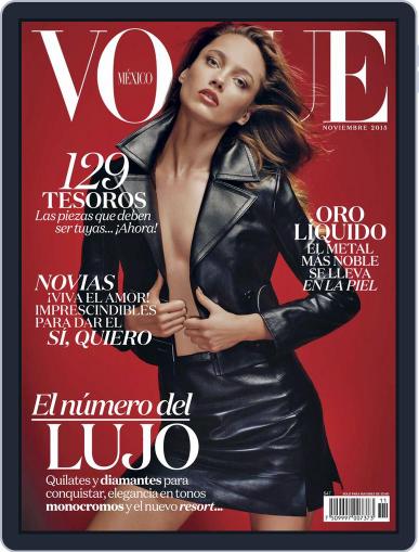 Vogue Mexico (Digital) November 1st, 2015 Issue Cover