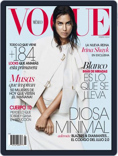 Vogue Mexico January 1st, 2014 Digital Back Issue Cover