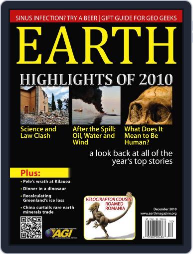 Earth November 5th, 2010 Digital Back Issue Cover