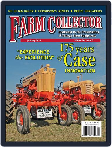 Farm Collector January 1st, 2018 Digital Back Issue Cover