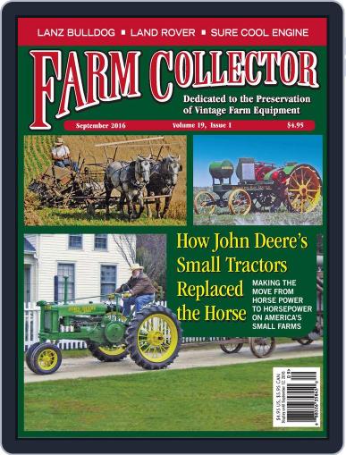 Farm Collector August 19th, 2016 Digital Back Issue Cover