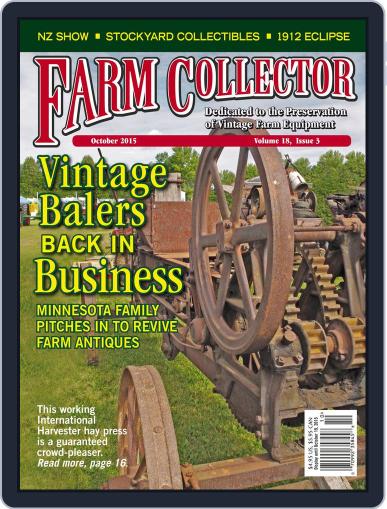 Farm Collector October 1st, 2015 Digital Back Issue Cover
