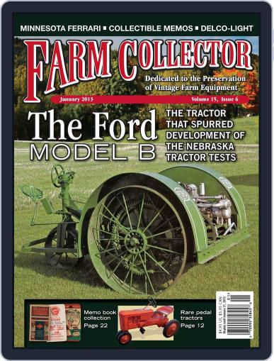 Farm Collector December 17th, 2012 Digital Back Issue Cover