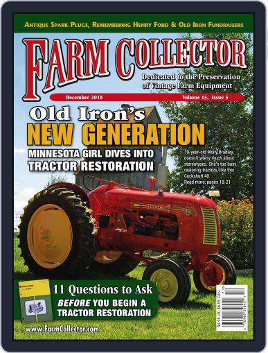 Farm Collector November 16th, 2010 Digital Back Issue Cover