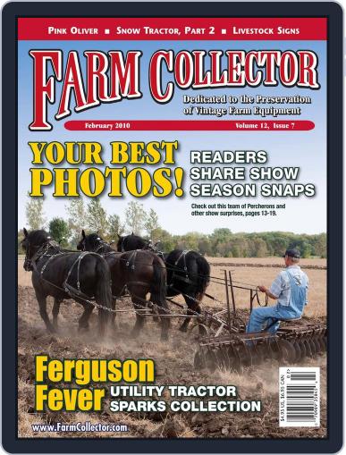 Farm Collector January 12th, 2010 Digital Back Issue Cover