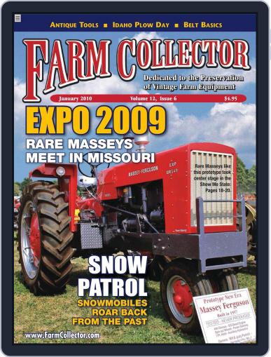 Farm Collector December 8th, 2009 Digital Back Issue Cover