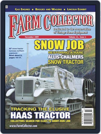 Farm Collector October 16th, 2009 Digital Back Issue Cover