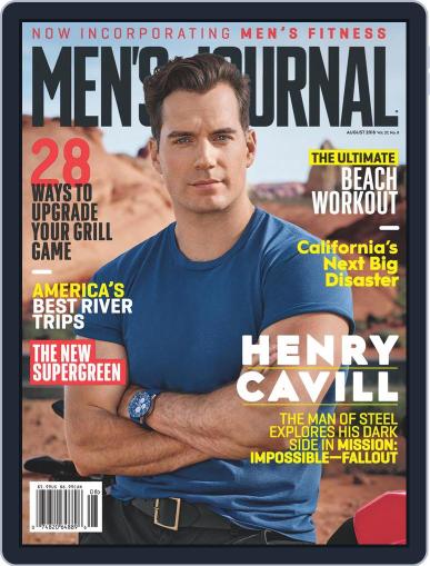 Men's Journal August 1st, 2018 Digital Back Issue Cover