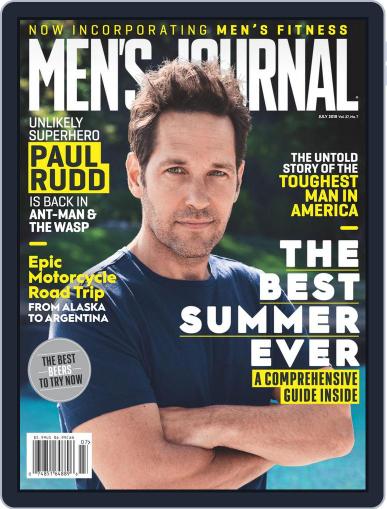 Men's Journal July 1st, 2018 Digital Back Issue Cover