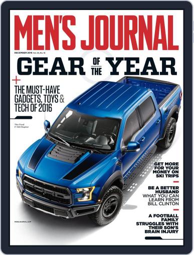 Men's Journal November 4th, 2016 Digital Back Issue Cover