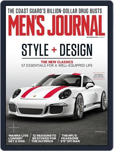Men's Journal September 2nd, 2016 Digital Back Issue Cover