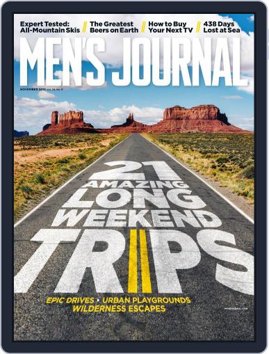 Men's Journal November 1st, 2015 Digital Back Issue Cover