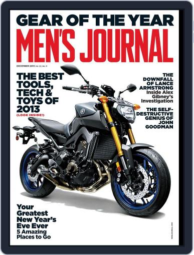 Men's Journal November 22nd, 2013 Digital Back Issue Cover