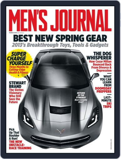 Men's Journal February 8th, 2013 Digital Back Issue Cover