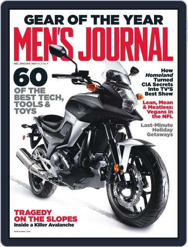 Men's Journal November 26th, 2012 Digital Back Issue Cover