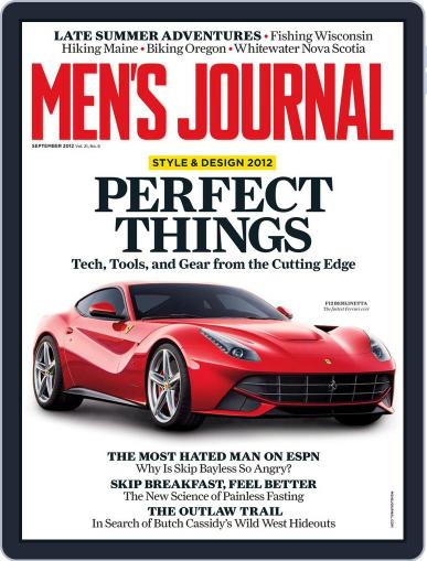 Men's Journal August 10th, 2012 Digital Back Issue Cover
