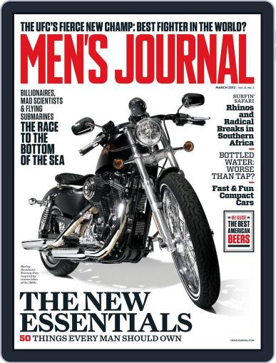 Men's Journal February 10th, 2012 Digital Back Issue Cover
