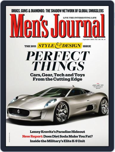 Men's Journal August 12th, 2011 Digital Back Issue Cover