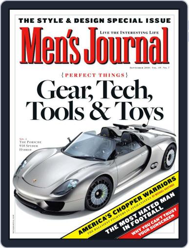 Men's Journal August 13th, 2010 Digital Back Issue Cover