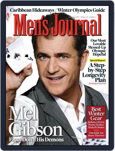 Men's Journal January 15th, 2010 Digital Back Issue Cover