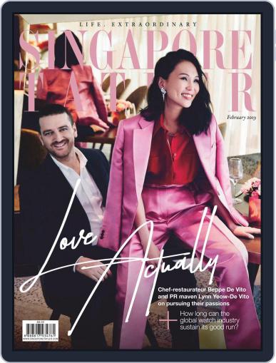 Tatler Singapore February 1st, 2019 Digital Back Issue Cover