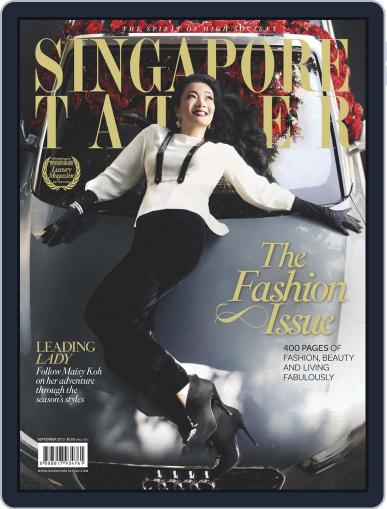 Tatler Singapore September 12th, 2013 Digital Back Issue Cover