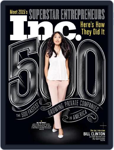 Inc. August 17th, 2015 Digital Back Issue Cover
