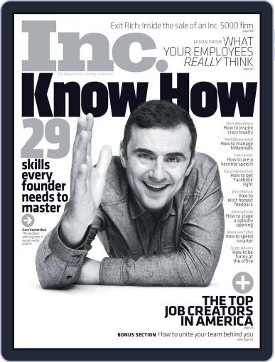 Inc. October 25th, 2013 Digital Back Issue Cover