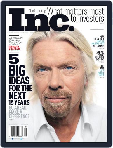 Inc. October 26th, 2012 Digital Back Issue Cover