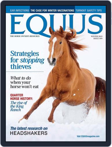 Equus October 29th, 2019 Digital Back Issue Cover