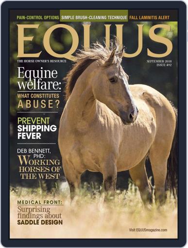 Equus September 1st, 2018 Digital Back Issue Cover