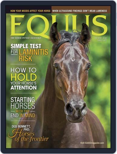 Equus August 1st, 2018 Digital Back Issue Cover
