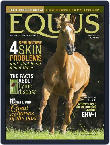 Equus March 1st, 2018 Digital Back Issue Cover