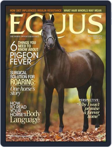 Equus November 1st, 2016 Digital Back Issue Cover