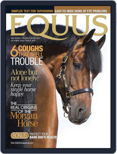 Equus October 1st, 2016 Digital Back Issue Cover