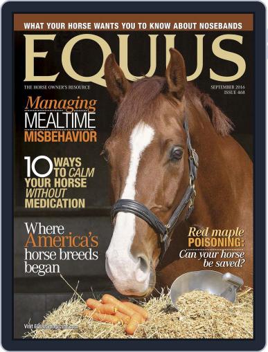 Equus August 16th, 2016 Digital Back Issue Cover