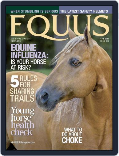 Equus May 17th, 2016 Digital Back Issue Cover