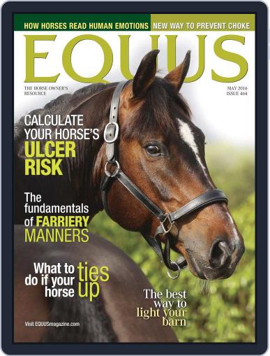 Equus April 19th, 2016 Digital Back Issue Cover