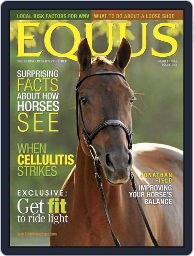 Equus February 17th, 2016 Digital Back Issue Cover